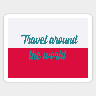 Travel Around the World - Poland Sticker